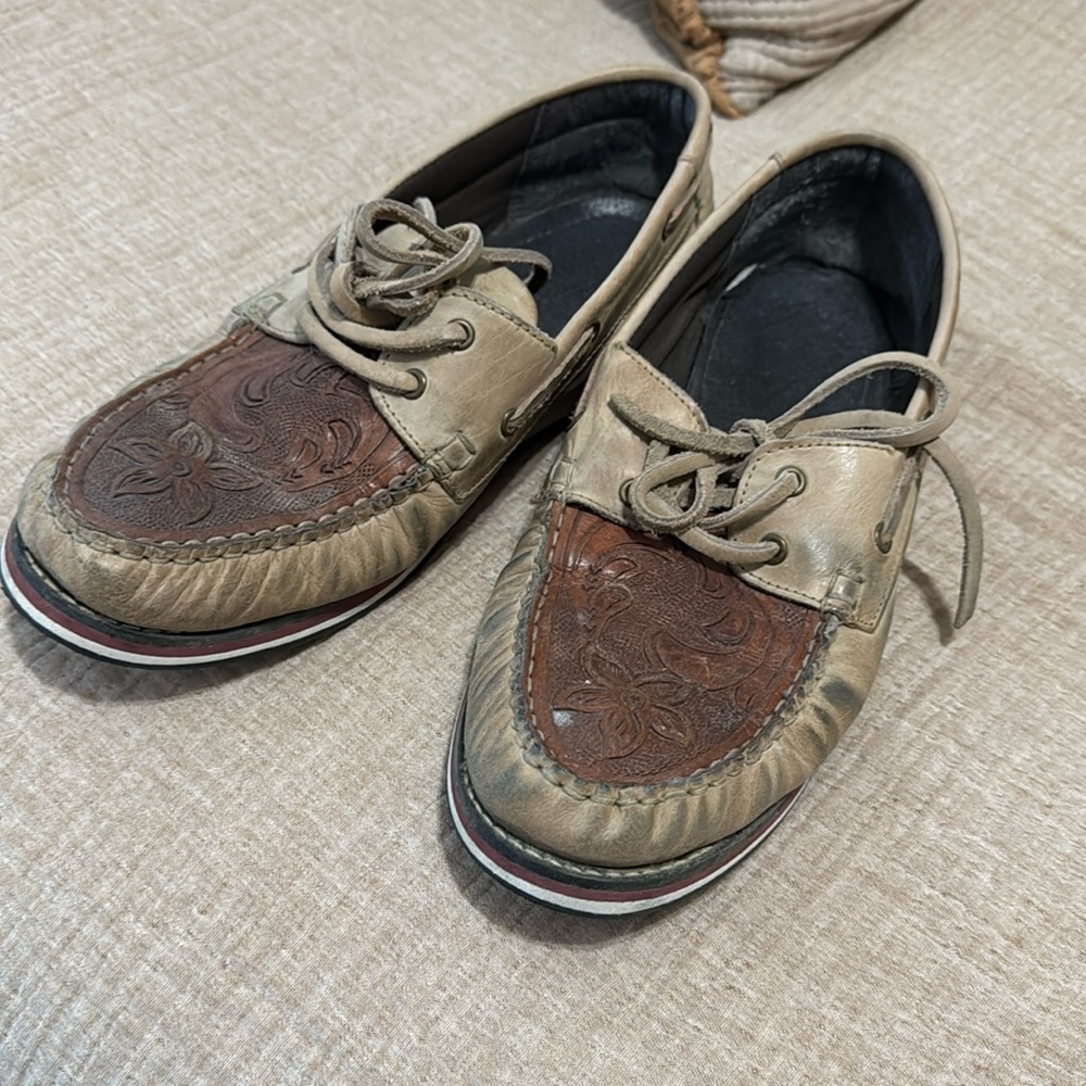 Leather loafers